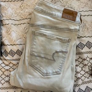 American Eagle Ripped Blue Jeans